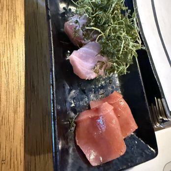 Bleu Bear Sushi - Cho toro with fried microgreens - Sushi Bars Near Me - Bedford, Texas