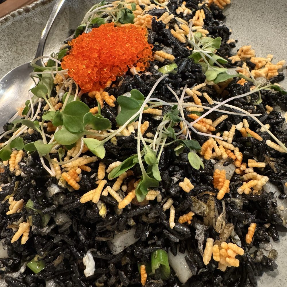 Squid Ink Fried Rice Squid Ink Fried Rice