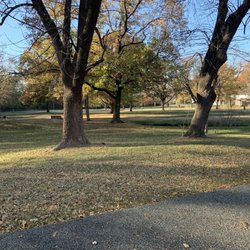 Quail Creek Park - View of green space and the start of the walking path