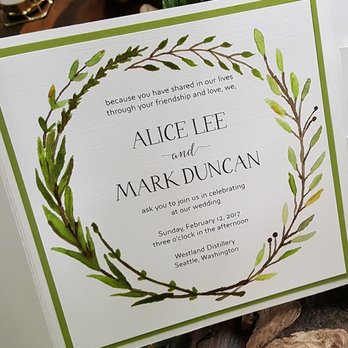 Paper Fling - Custom watercolor graphics create a romantic and personal touch that will remind you of your wedding for years to come! - Cards & Stationery Near Me - Kirkland, Washington Paper Fling - Custom watercolor graphics create a romantic and personal touch that will remind you of your wedding for years to come! - Cards & Stationery Near Me - Kirkland, Washington