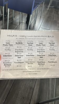 Menu photo 1 Miga's Bread Deli Meat & Wine Miramar, FL Menu photo 1 Miga's Bread Deli Meat & Wine Miramar, FL