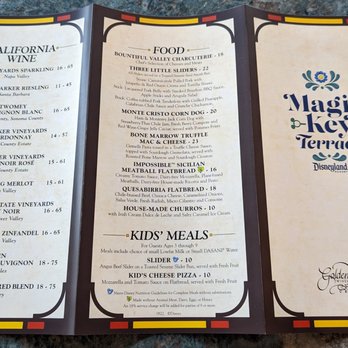 Magic Key Terrace - Magic Key Holder Dining - Wine Bars Near Me - Anaheim, California