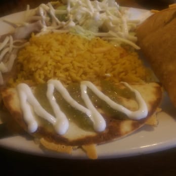 Señor Taco - Mexican trio with chicken. Came with a crunchy taco, an echilada, and a quesadilla. Delicious! - Mexican Near Me - Pinellas Park, Florida