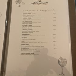Mittelmeerraum - Menu