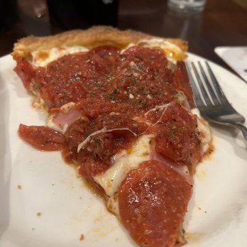 Rance's Chicago Pizza - Slice of pan - Pizza Near Me - Long Beach, California Rance's Chicago Pizza - Slice of pan - Pizza Near Me - Long Beach, California