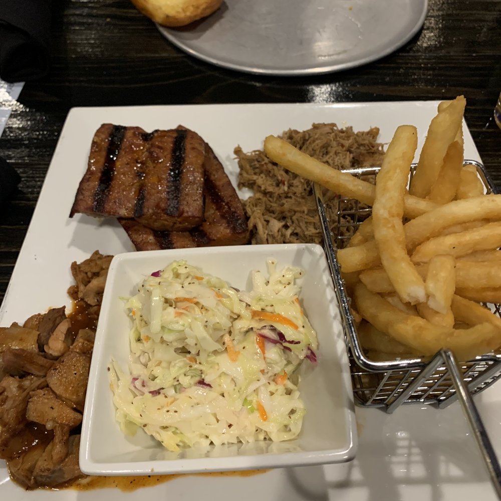 Real McCoy's - McCoy platter with French Fries - New American Near Me - Wake Forest, North Carolina Real McCoy's - McCoy platter with French Fries - New American Near Me - Wake Forest, North Carolina
