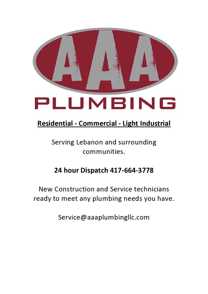 Slide of AAA Plumbing