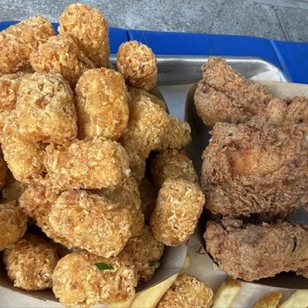 Acme Burger - Tator Tots and fish and chips. Yummy! - Burgers Near Me - Cotati, California Acme Burger - Tator Tots and fish and chips. Yummy! - Burgers Near Me - Cotati, California