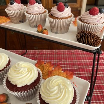 Aida's Baking - Berry and red velvet cupcakes - Desserts Near Me