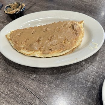 Red Star Cafe - Huge pancake with peanut butter - Diners Near Me - Eastland, Texas