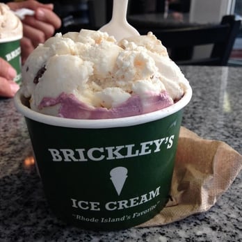 Brickley's Ice Cream - peanut butter and black raspberry - Ice Cream & Frozen Yogurt Near Me - Wakefield, Rhode Island