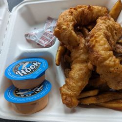 On The Hook - Fish & Chips meal