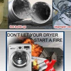 Northeast GA Appliance Repair - Dryer vent cleaning available and is recommended once a year.