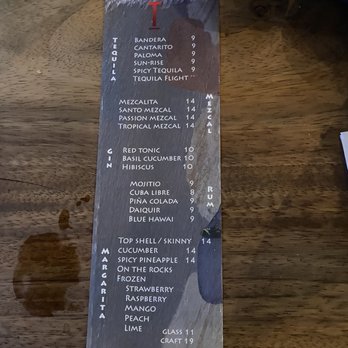 Tulum Mexican Restaurant - Drink Menu - Mexican Near Me - Twinsburg, Ohio
