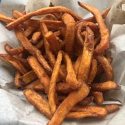 Photo of Bun Street - West Covina, CA, United States. Close-Up of Sweet Potato Fries Order