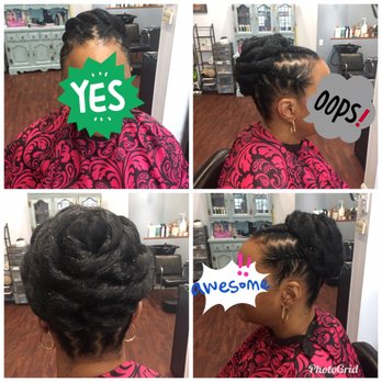 J'adore Cheveux Styles - Natural updo w/ bun - Blow Dry/Out Services Near Me - Pittsburgh, Pennsylvania