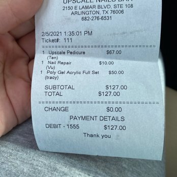 Upscale Nails Bar - Over charged - Day Spas Near Me - Arlington, Texas Upscale Nails Bar - Over charged - Day Spas Near Me - Arlington, Texas