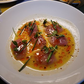 Shukette - Tuna crudo April 2022 - Middle Eastern Near Me - New York, New York