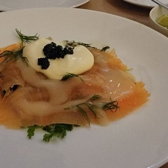 Osteria Umbra - Tableside smoked Scottish salmon with caviar - Italian Near Me - Smithtown, New York Osteria Umbra - Tableside smoked Scottish salmon with caviar - Italian Near Me - Smithtown, New York