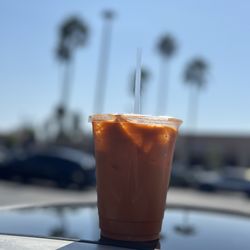 Lucky Chinese Food - Iced Thai tea $4