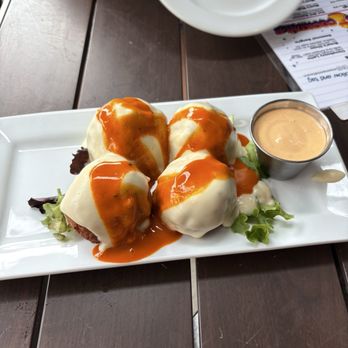 Mom's Kitchen & Bar - Mac n -Mac & Cheese Balls - Comfort Food Near Me - New York, New York Mom's Kitchen & Bar - Mac n -Mac & Cheese Balls - Comfort Food Near Me - New York, New York