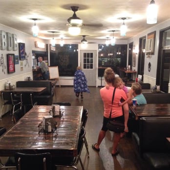 Bobcat Drive In - Newly remodeled with mason jar light fixtures, wooden table tops, and beautiful flooring. - Desserts Near Me - Beattyville, Kentucky Bobcat Drive In - Newly remodeled with mason jar light fixtures, wooden table tops, and beautiful flooring. - Desserts Near Me - Beattyville, Kentucky
