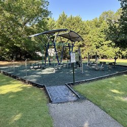 Morrisville Community Park - Fitness equipment/workout area, Aug 2026.