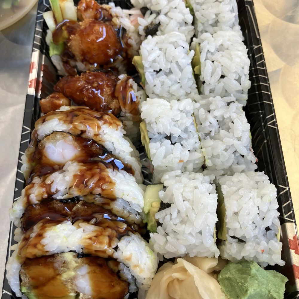 Sushi Yan - Shrimp Tempura Roll and California roll - Japanese Near Me - Boca Raton, Florida Sushi Yan - Shrimp Tempura Roll and California roll - Japanese Near Me - Boca Raton, Florida
