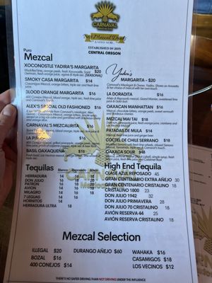Menu photo 2 Carnaval Mexican Grill Redmond, OR