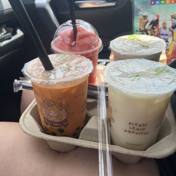 Cactus Bubble Tea - Thai Tea whit Boba, plus other drinks - Bubble Tea Near Me - Las Vegas, Nevada