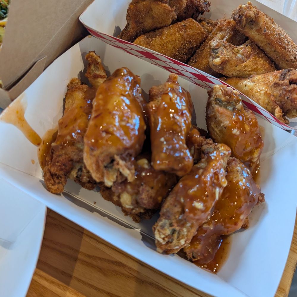 Shlap Muan - Sweet Spicy Garlic wings - Cambodian Near Me - Monrovia, California