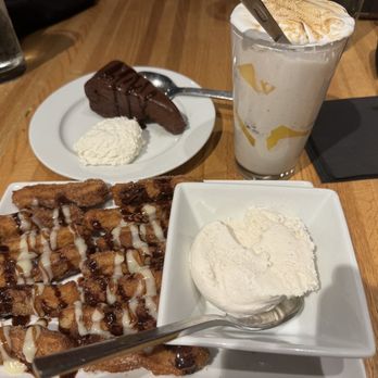 Malo - DESSERTS: Churros w ice cream Chocolate cake Fruit w cream - Latin American Near Me - Des Moines, Iowa Malo - DESSERTS: Churros w ice cream Chocolate cake Fruit w cream - Latin American Near Me - Des Moines, Iowa