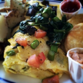 The Buttered Biscuit - Veggie omelet. - New American Near Me - Bradley Beach, New Jersey The Buttered Biscuit - Veggie omelet. - New American Near Me - Bradley Beach, New Jersey