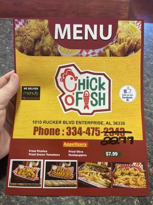 CHICK O’ FISH - Updated July 2026 - 1010 Rucker Blvd, Enterprise ...