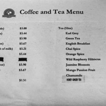 Sundaes and Cones - Coffee & tea menu - Ice Cream & Frozen Yogurt Near Me - New York, New York Sundaes and Cones - Coffee & tea menu - Ice Cream & Frozen Yogurt Near Me - New York, New York