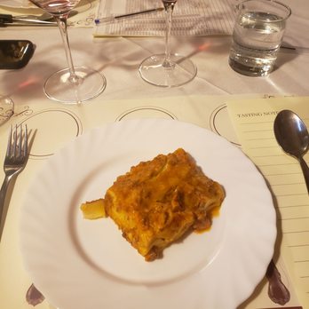 Tenuta Torciano - Lasagna with truffle oil - Wineries Near Me - San Gimignano, SI