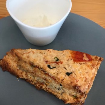 Emmer & Rye - Tomato scone with beef fat butter - Tapas/Small Plates Near Me - Austin, Texas