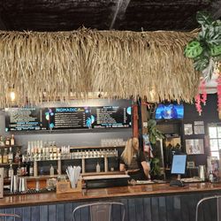 Nomadic Beerworks - Nomadic tiki bar look.