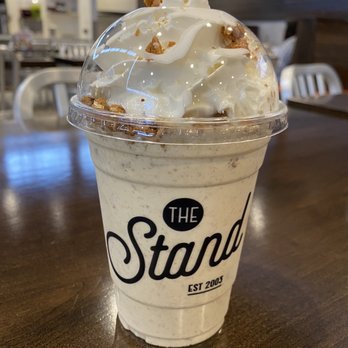 The Stand - American Classics Redefined - Cookie Butter Crunch Handmade Shake - New American Near Me - Tustin, California The Stand - American Classics Redefined - Cookie Butter Crunch Handmade Shake - New American Near Me - Tustin, California
