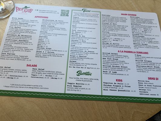 Menu photo 2 Pico De Gallo Bar & Kitchen New York, NY
