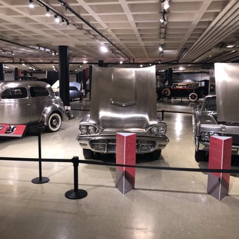 Crawford Auto-Aviation Museum - Stainless steel cars! (DeLorean, not pictured, was parked upstairs) - Museums Near Me - Cleveland, Ohio