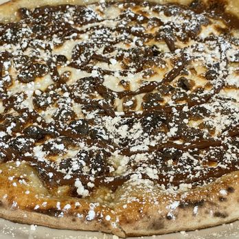 Cane Rosso - Closeup of dessert pizza! - Pizza Near Me - Dallas, Texas