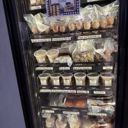 Assorted frozen foods for sale