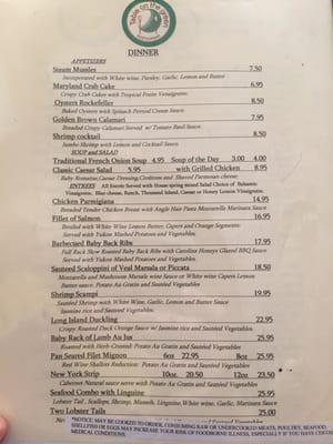 Menu photo 7 Table On The Green Pinehurst, NC Menu photo 7 Table On The Green Pinehurst, NC