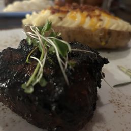 Fillet and twice baked potato Fillet and twice baked potato