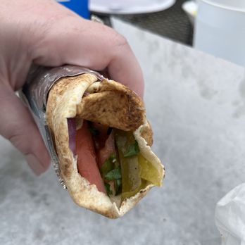 Zamaan Cafe - Meat Shawarma Wrap - Middle Eastern Near Me - Ann Arbor, Michigan