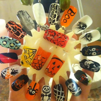 Myano Nails & Spa - Halloween nails! So cute! - Skin Care Near Me - Seattle, Washington Myano Nails & Spa - Halloween nails! So cute! - Skin Care Near Me - Seattle, Washington