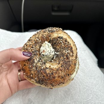 Bagelfeld's - Everything bagel with Lemon and Herb cream cheese - Bagels Near Me - Phoenix, Arizona