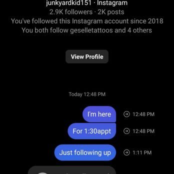 Flying Daggers Tattoo Parlor - No response from the artist regarding my appointment. - Tattoo Near Me - Pomona, California