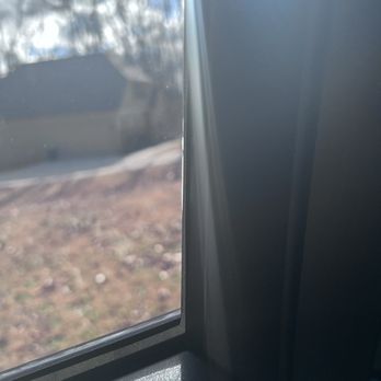 Elite Window Tinting - The tint doesn't even cover the window. - Car Window Tinting Near Me Elite Window Tinting - The tint doesn't even cover the window. - Car Window Tinting Near Me